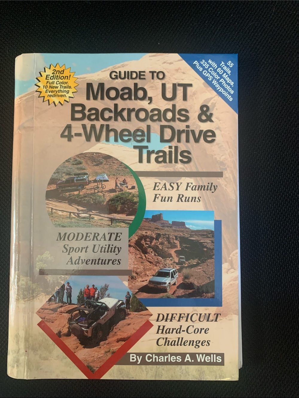 Moab, UT Backroads & 4-Wheel Drive Trails - Guide Book (Beige/Cream)